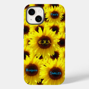 Coque Pour iPhone 14 Fleurs de soleil robustes