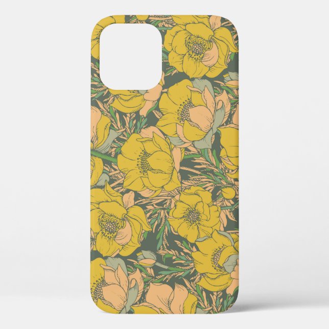 Coques Case-Mate iPhone Fleurs de Trollius Graphiques (Verso)
