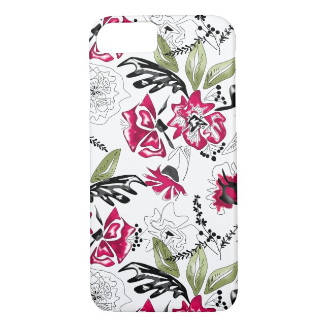 Coques Case-Mate iPhone Fleurs d'eau (Dos)