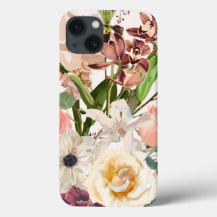 Case-Mate iPhone Case Fleurs dessinées à la main.
