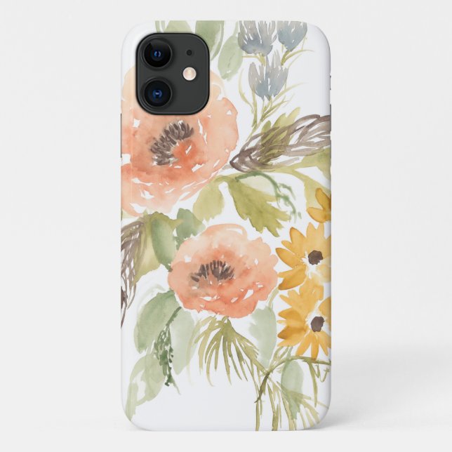 Coques Case-Mate iPhone Fleurs D'Été Fin I (Dos)