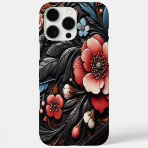 Coques iPhone 16 Pro Max Fleurs éclatantes et scène de branches