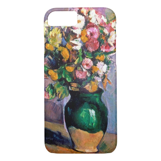 Coques Case-Mate iPhone Fleurs en Vase, Cézanne (Dos)