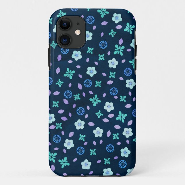 Coques Case-Mate iPhone Fleurs éparses (Dos)