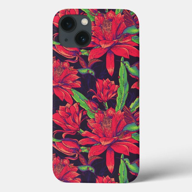 Coques Case-Mate iPhone Fleurs Et Colibris (Verso)