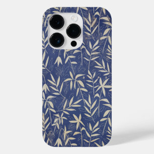 Coque Pour iPhone 14 Pro Fleurs et feuilles japonaises vintage stressées