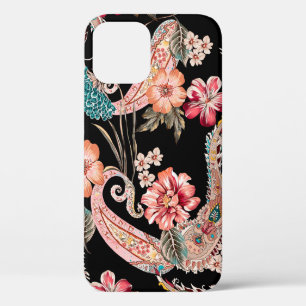 Case-Mate iPhone Case Fleurs ethniques et feuilles avec paisley vintage 