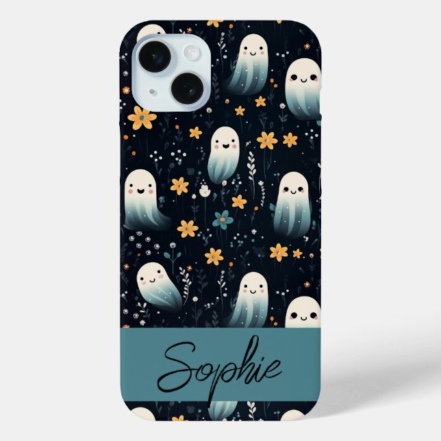 Coques Case-Mate iPhone Fleurs fantômes (Verso)
