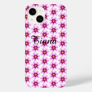 Coque Pour iPhone 14 Fleurs Florales Roses Et Jaunes