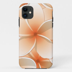 Coque iPhone 11 Fleurs frangipaniennes lumineuses
