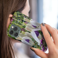 Fleurs Fuchsia violettes et blanches