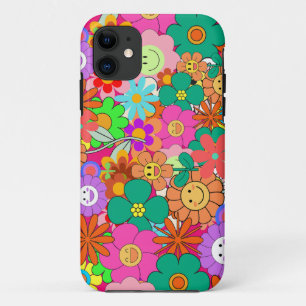 Case-Mate iPhone Case Fleurs hippies Boho Super rétros
