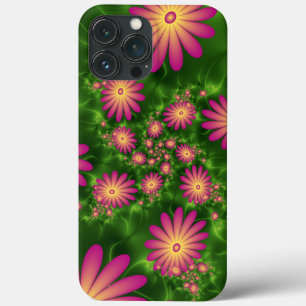 Case-Mate iPhone Case Fleurs Imaginaires roses Art Fractal Abstrait mode