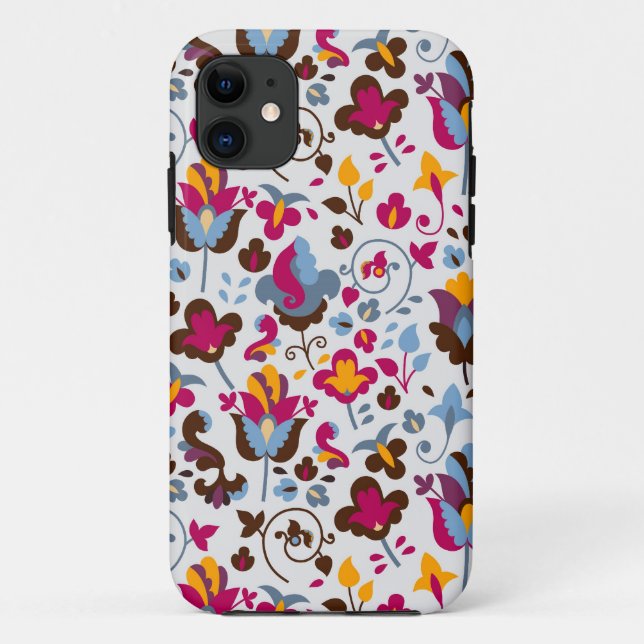 Coques Case-Mate iPhone Fleurs magiques (Dos)