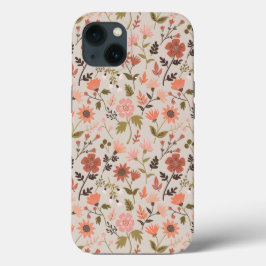 Case-Mate iPhone Case Fleurs modernes Feuille rose Fille Floral
