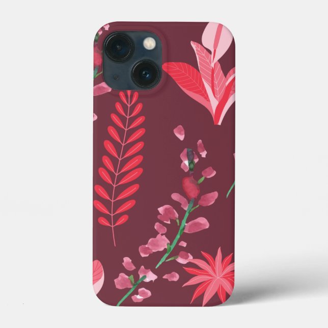 Coques Case-Mate iPhone Fleurs motif. (Verso)