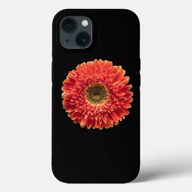 Coques Case-Mate iPhone Fleurs | Orange Gerbera Daisy (Verso)