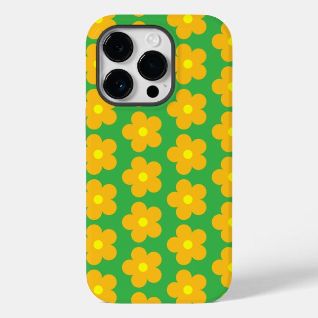Coques Case-Mate iPhone Fleurs orange pâles (Verso)