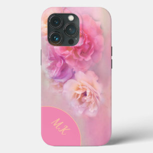 Case-Mate iPhone Case Fleurs Pastel Douces Monogrammes