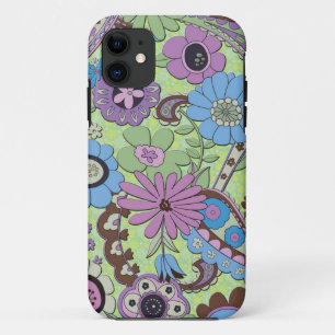 Etui iPhone Case-Mate Fleurs Rétro Colorées Et Motif Paisley