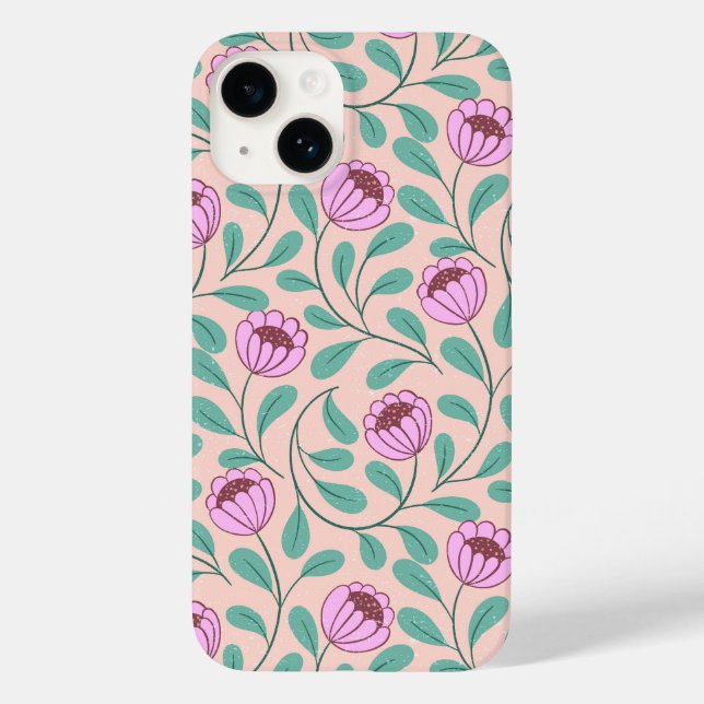 Coques Case-Mate iPhone Fleurs roses (Verso)