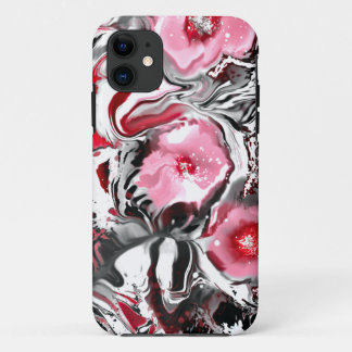 Case-Mate iPhone Case Fleurs roses Peinture Abstraite