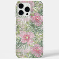 Fleurs roses tropicales