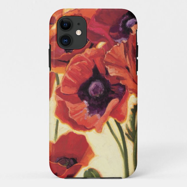 Coques Case-Mate iPhone Fleurs rouges (Dos)