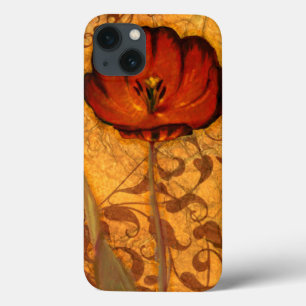 iPhone 13 Coque Fleurs rouges I
