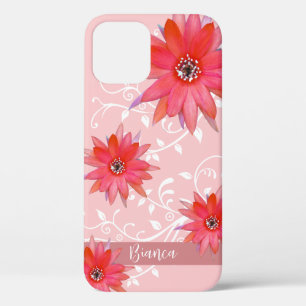 Case-Mate iPhone Case Fleurs rouges Whimsical Feuilles Tourbillonnant Aj