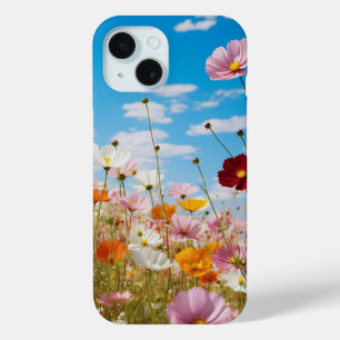Coque Pour iPhone 15 Fleurs sauvages colorés au printemps