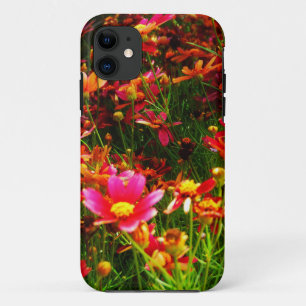 Coque Case-Mate Pour iPhone Fleurs sauvages rose et jaune pâle