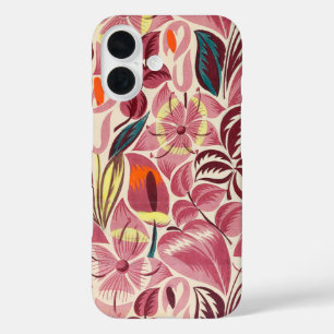 Coques iPhone 16 Fleurs tropicales