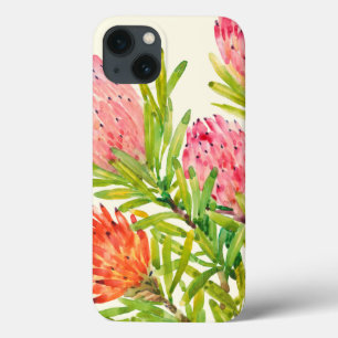 iPhone 13 Case Fleurs tropicales d'aquarelle