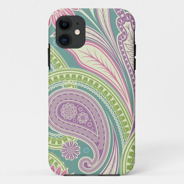 Coques Case-Mate iPhone Fleurs urbaines de Paisley (Dos)