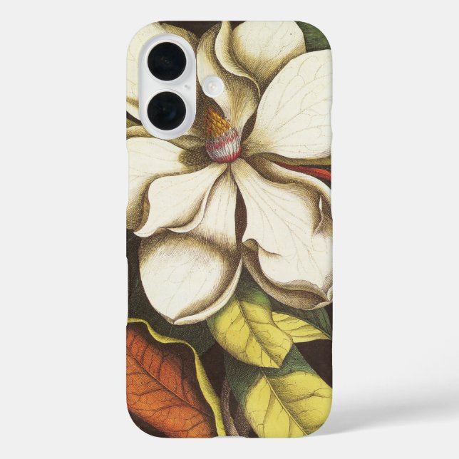 Coques Case-Mate iPhone Fleurs vintages Magnolia Plante Avec Graines (Verso)