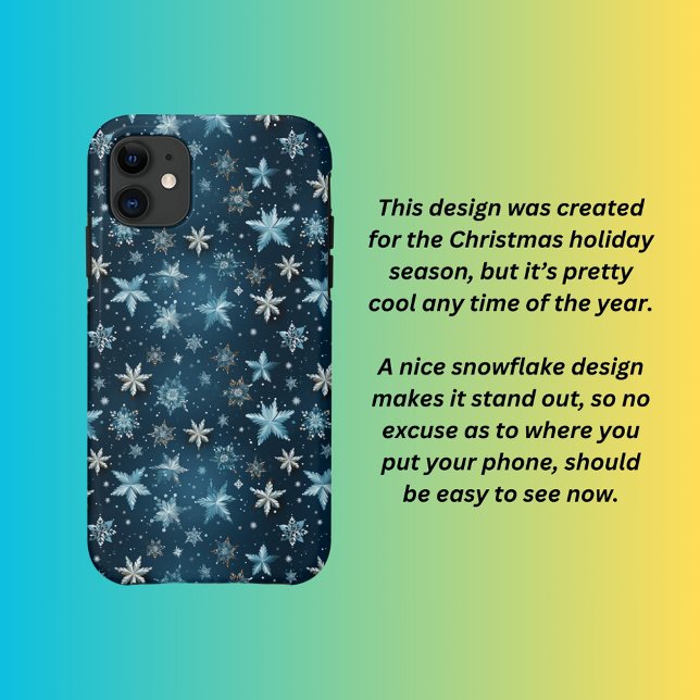 Coques Case-Mate iPhone Flocon de neige (Créateur téléchargé)
