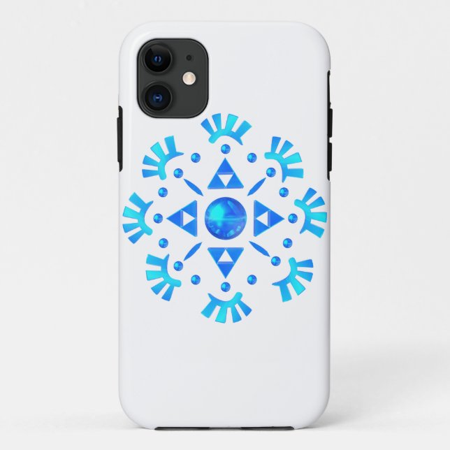 Coques Case-Mate iPhone Flocon de neige cristal (Dos)