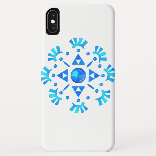 Coques Case-Mate iPhone Flocon de neige cristal (Dos)