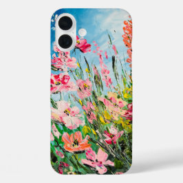 Coques iPhone 16 Plus Floral art design iphone case