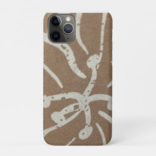 Case-Mate iPhone Case Floral blanc sur Brown