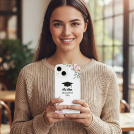 Coque Pour iPhone 14 Floral Case for iPhone/iPad – Graduation Gift 