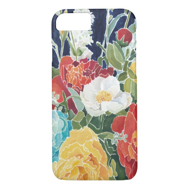 Coques Case-Mate iPhone Floral de minuit I (Dos)