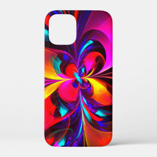 Case-Mate iPhone Case Floral moderne Art Abstrait Rouge Bleu Motif #07