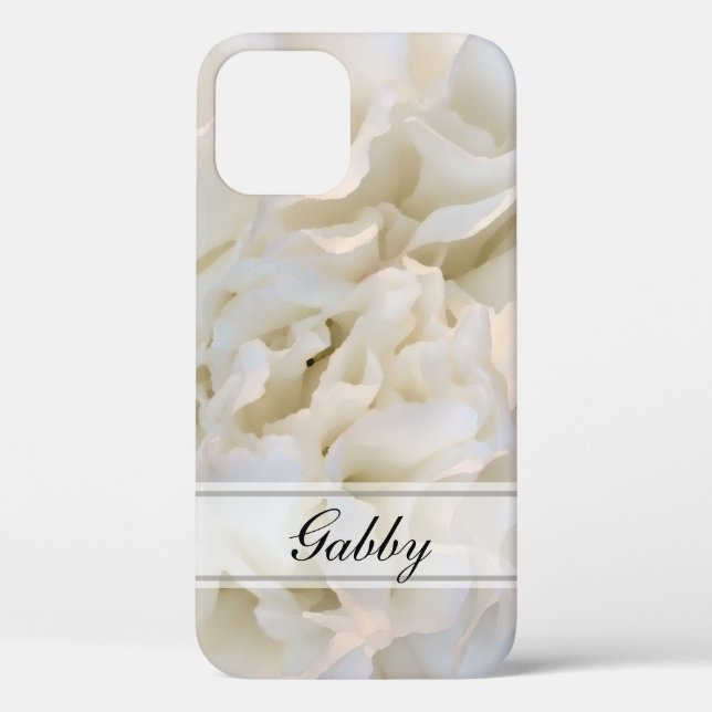 Coques Case-Mate iPhone Floral oeillets blancs (Verso)