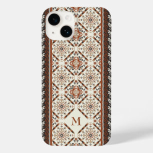 Coque Pour iPhone 14 Floral Oriental Motif ethnique