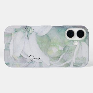 Coques iPhone 16 Floral personnalisé