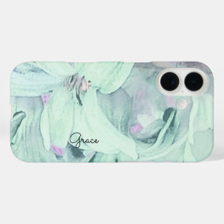 Coques iPhone 16 Floral personnalisé