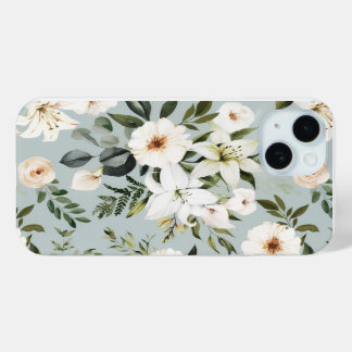 Coque Pour iPhone 15 Floral phone case