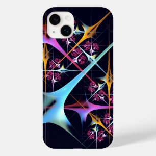 Coque Pour iPhone 14 Plus Floral rose moderne Art Abstrait Couleur Motif #01
